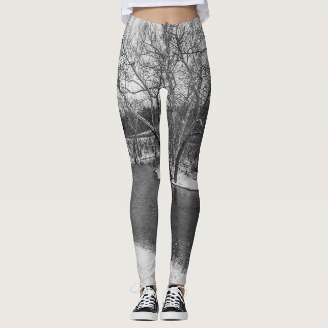 James River Cuts Back Grayscale Leggings (Framsida)