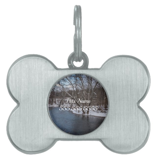 James River Cuts Back Pet Namn bricka (Framsidan)