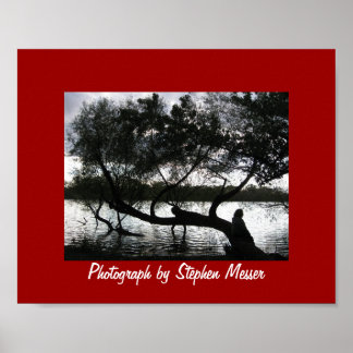 James River i Silhouette Poster