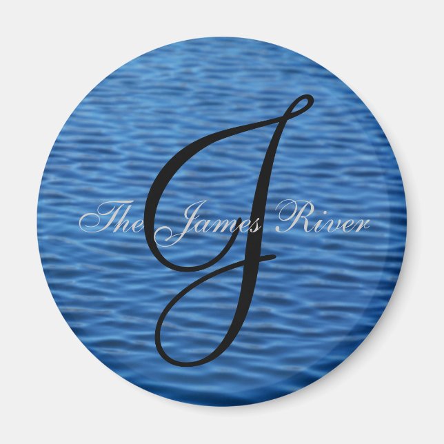James River [round] Magnet (Framsidan)