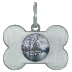 James River Winter Pet Namn bricka