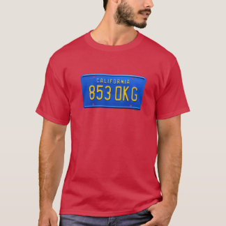 James Rockfords registreringsskylt i Rockford File T Shirt