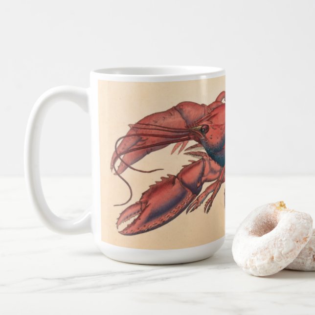 James Sowerby Serrated Lobster Kaffemugg (Med munk)