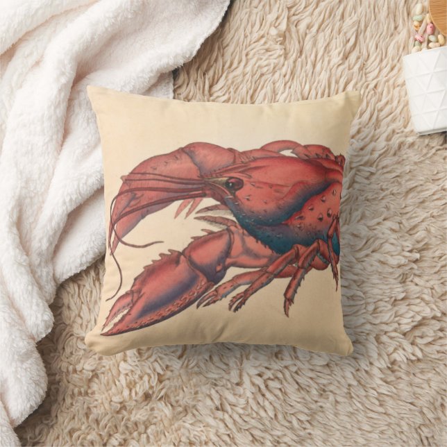 James Sowerby Serrated Lobster Kudde (Filt)