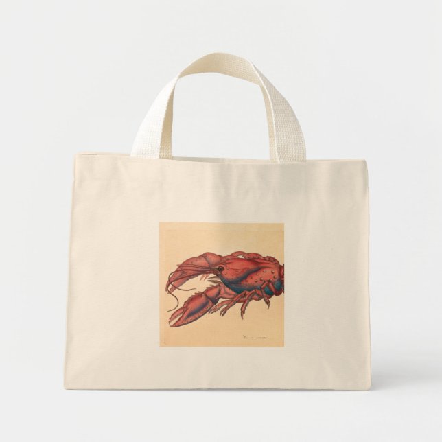 James Sowerby Serrated Lobster Mini Tygkasse (Framsidan)