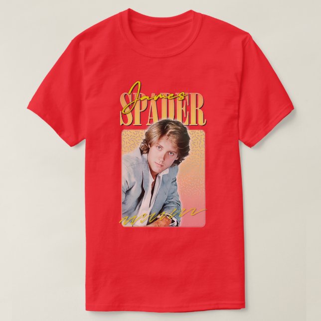 James Spader 80s Retro Stil Fläkt Design T Shirt (Design framsida)