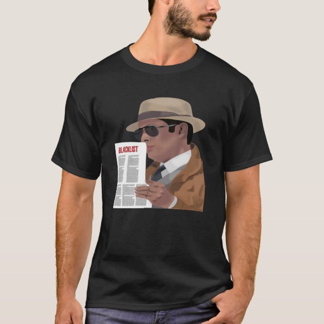 James Spader (Raymond red reddington) Digital art T Shirt (Framsida)