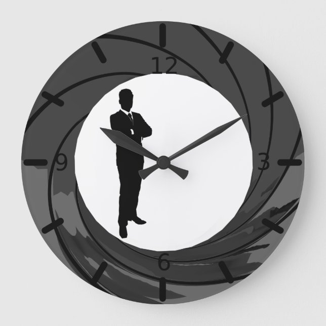 James Spy Large Clock Stor Klocka (Framsida)
