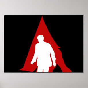 James Sunderland Pyramid Head Silent Backe Poster