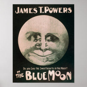 James T. överhet i blåttmånetheatren Poster