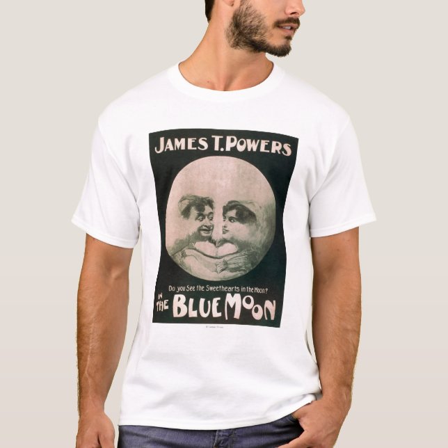 James T. överhet i blåttmånetheatren Tee Shirt (Framsida)