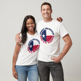 James Talarico för USA:s senat Texas Flagga T Shirt
