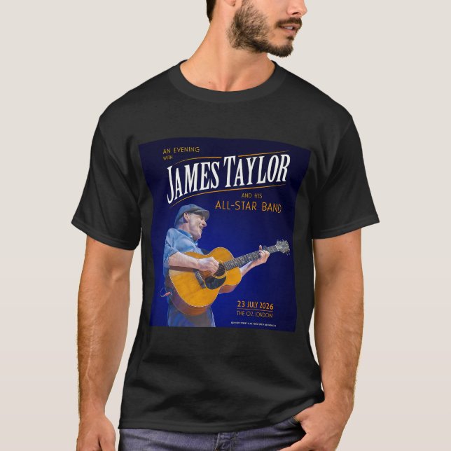 james taylor band turné 2026 bisalagi t shirt (Framsida)