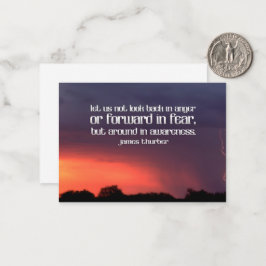 James Thurber Inspirational Citational Quote "Awar Anteckningskort