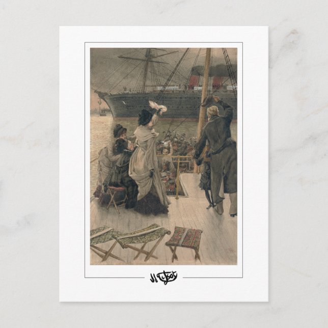 James Tissot #336 - Fin konst Vykort (Framsida)