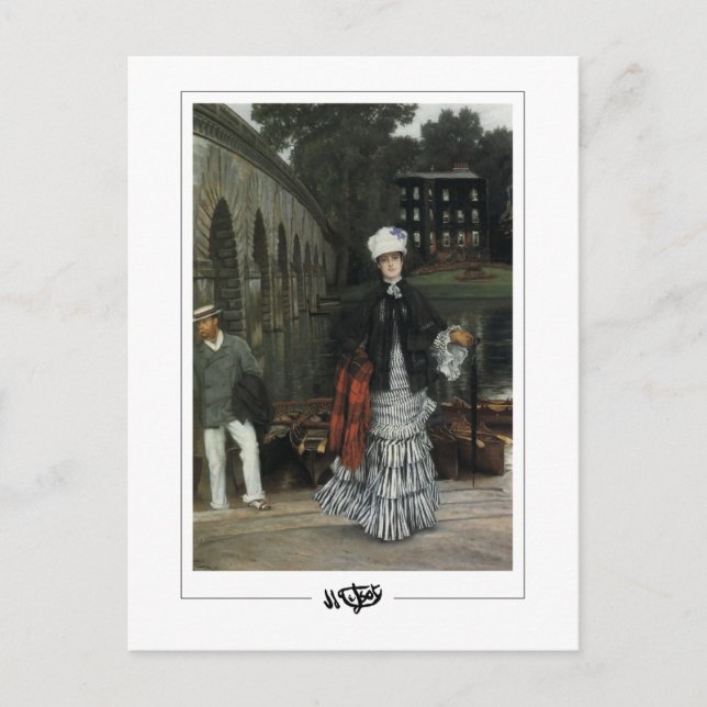 James Tissot #833 - Finkonst Vykort (Framsida)