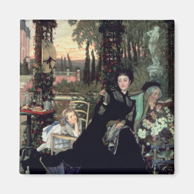 James Tissot | Änkan 1868 Magnet (Framsidan)
