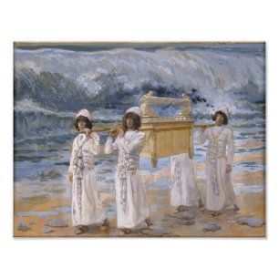 James Tissot - Arken passerar Jordan Fototryck