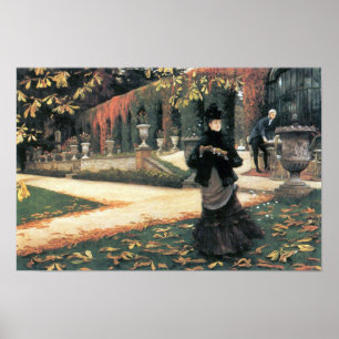 James Tissot - brev kom i behändigt Poster