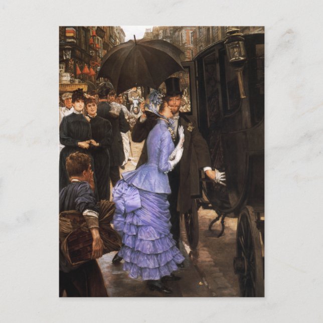 James Tissot, Bridesmaid-vykort Vykort (Framsida)