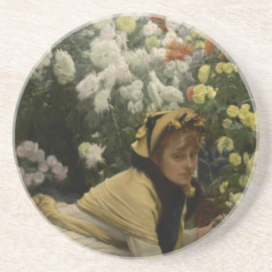 James Tissot Chrysanthemums Underlägg