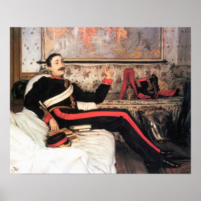 James Tissot - Colonel Frederick Gustavus Burnaby Poster (Framsidan)