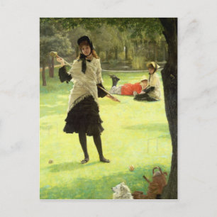 James Tissot Croquet, 1878 Vykort