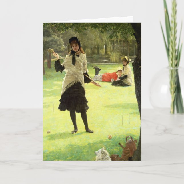 James Tissot | Croquet, c.1878 Kort (Framsida)