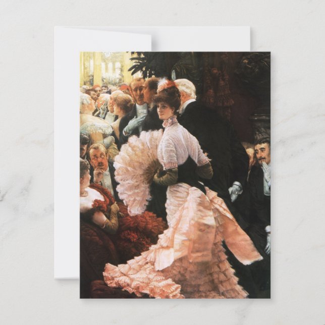 James Tissot de politiska inbjudningarna till Dam Inbjudningar (Framsida)