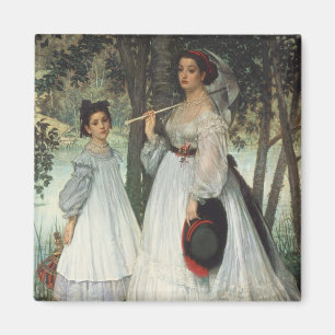 James Tissot   de två systrarna: Porträtt 1863 Magnet