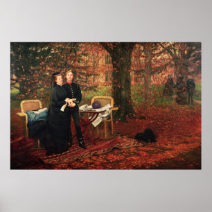 James Tissot   Empress Eugenie & Eugene-Louis Napo Poster