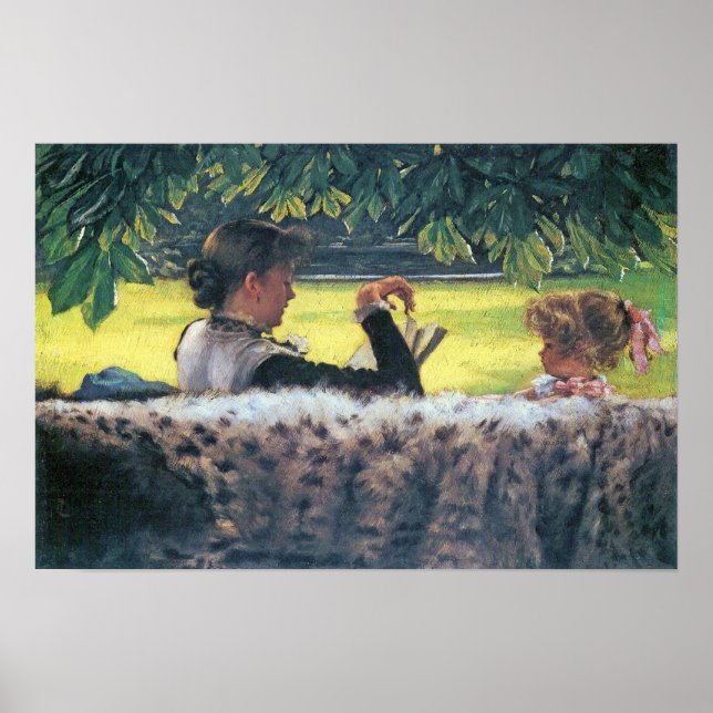 James Tissot - en artikel läst Poster (Framsidan)