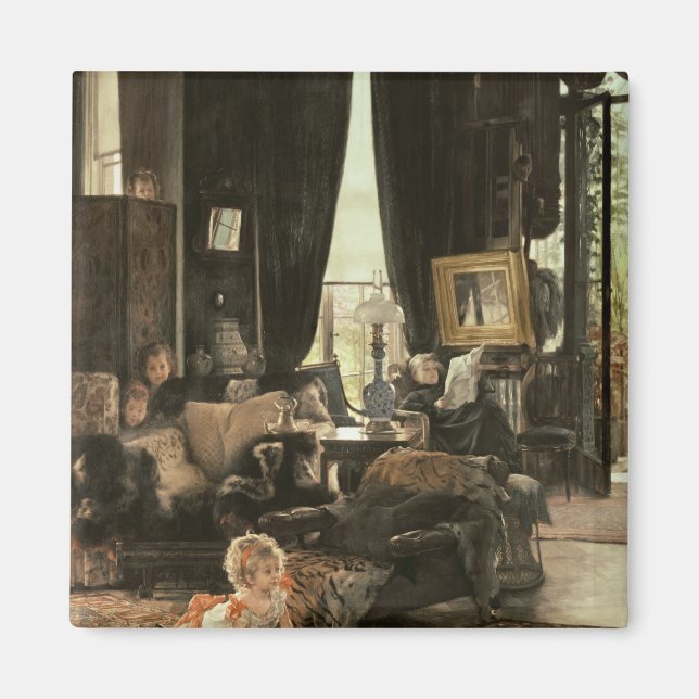 James Tissot | Göm och sökning, 1880-82 Magnet (Framsidan)