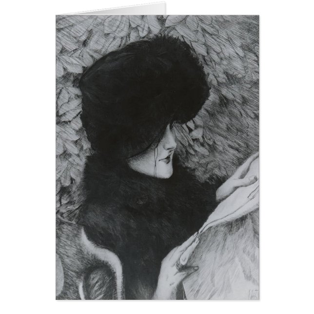 James Tissot: Journal Hälsningskort (Framsidan)