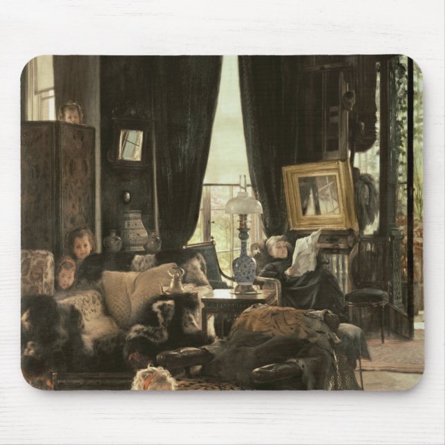 James Tissot | kurragömma, c.1880-82 Musmatta (Framsidan)