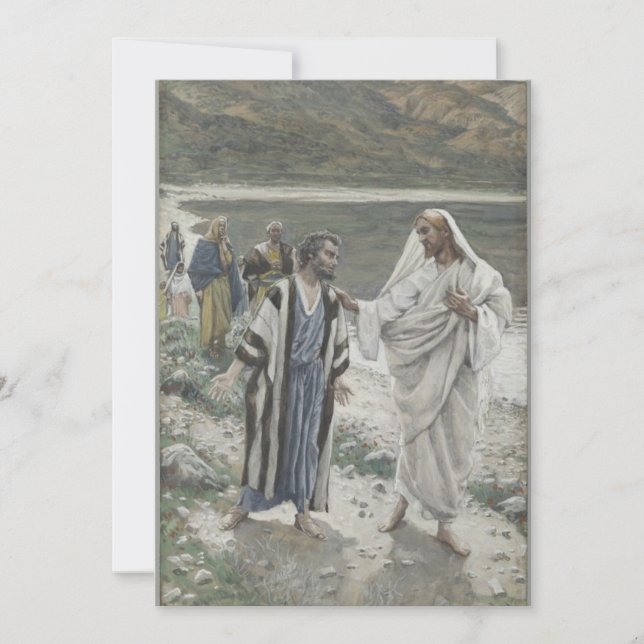 James Tissot - Mata mina Lambs Inbjudningar (Framsida)