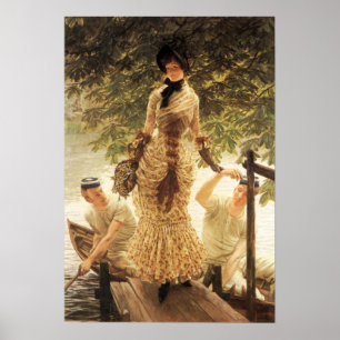 James Tissot på den Thames affischen Poster