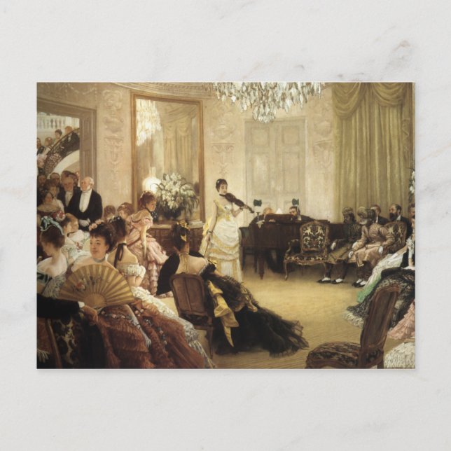 James Tissot Painting Vykort (Framsida)