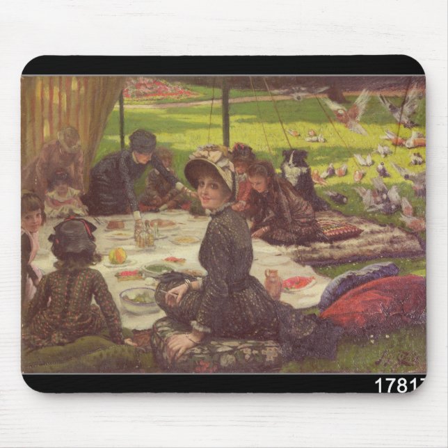 James Tissot | picknicken, c.1881-2 Musmatta (Framsidan)