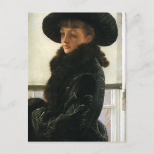 James Tissot-Porträtt i Kathleen Newton Vykort