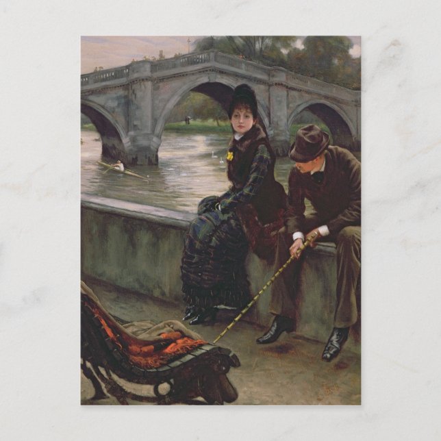 James Tissot | Richmond Bridge, 1878 Vykort (Framsida)