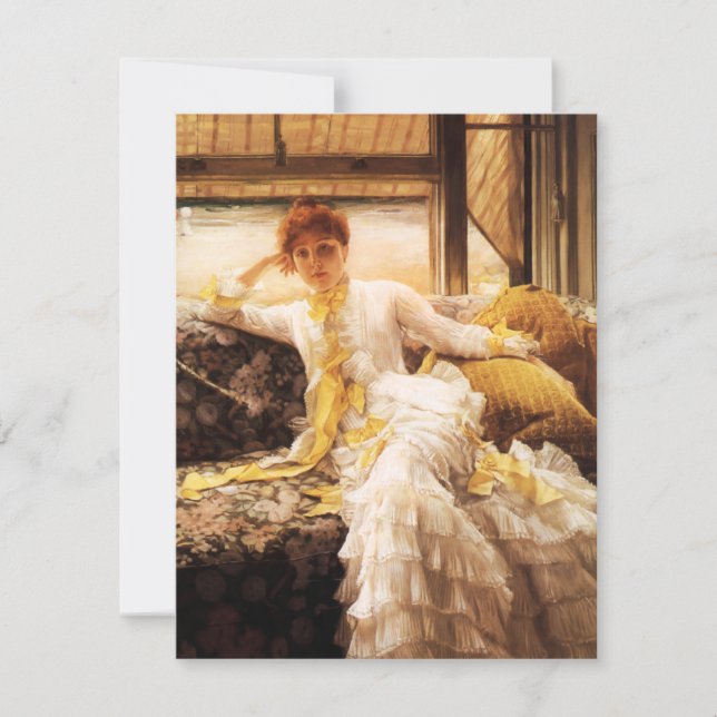 James Tissot Seaside Inbjudningar (Framsida)