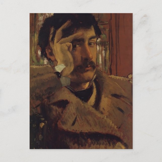 James Tissot-Självporträtt Vykort (Framsida)