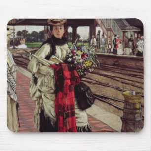 James Tissot som väntar på stationen Musmatta