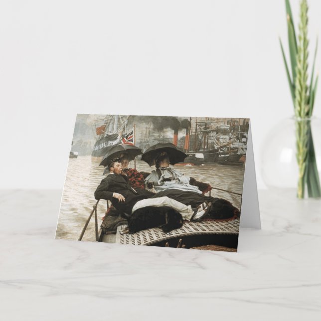 James Tissot - Thames Helgkort (Framsida)