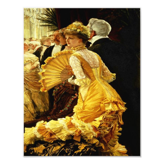 James Tissot "The 1800's Boll" Dancing Fototryck (Framsidan)