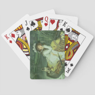 James Tissot ung kvinna i ett fartyg eller Spel Kort