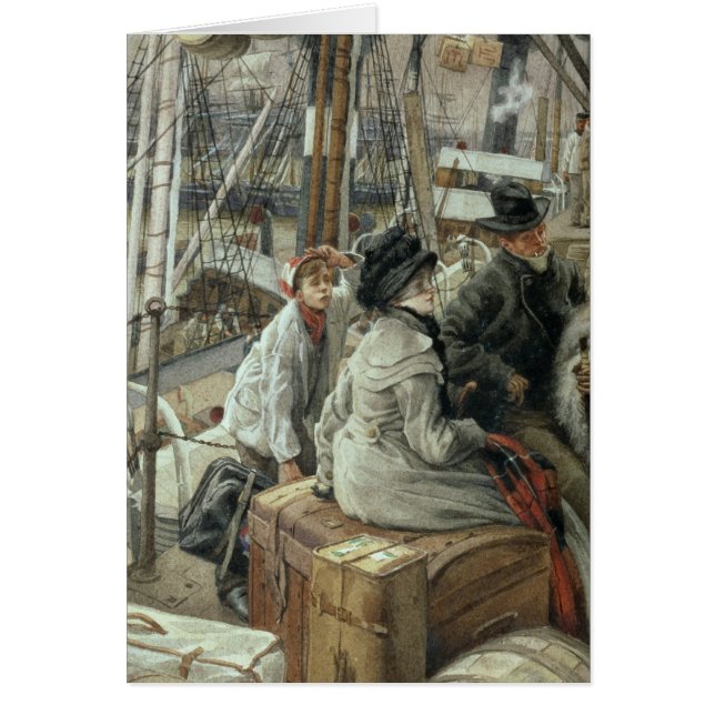 James Tissot | Vatten, c.1881-2 Hälsningskort (Framsidan)