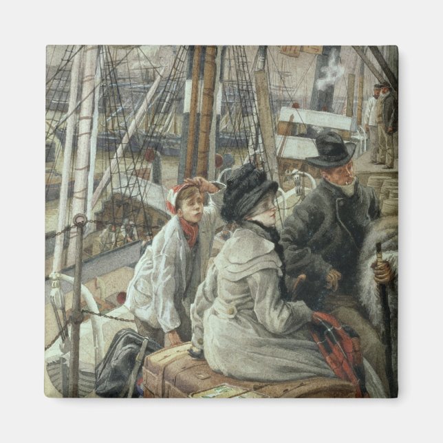 James Tissot | Vatten, c.1881-2 Magnet (Framsidan)