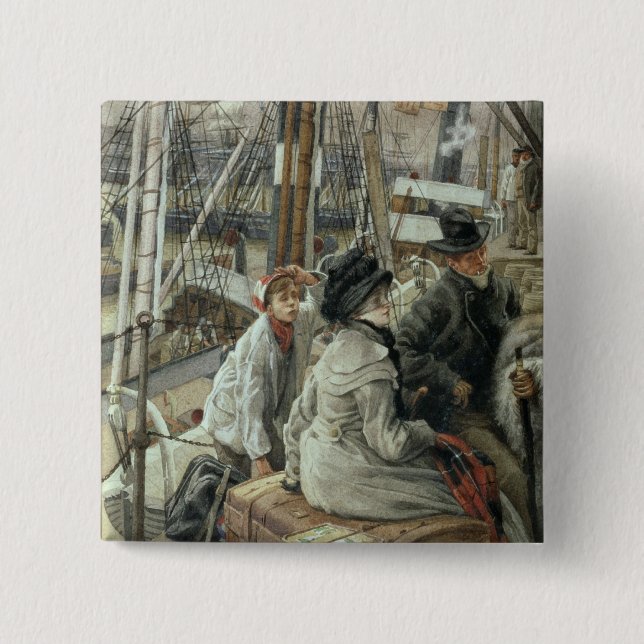 James Tissot | vid vatten, c.1881-2 Knapp (Framsida)